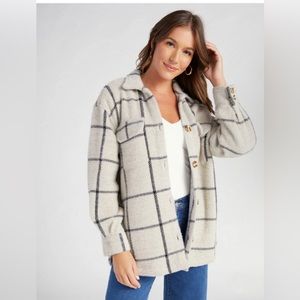 Z Supply Plaid Tucker Jacket